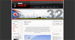 Desktop Screenshot of ibew32.com